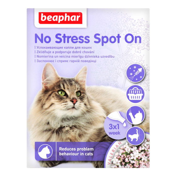 Beaphar No Stress Spot On – краплі антистрес для котів