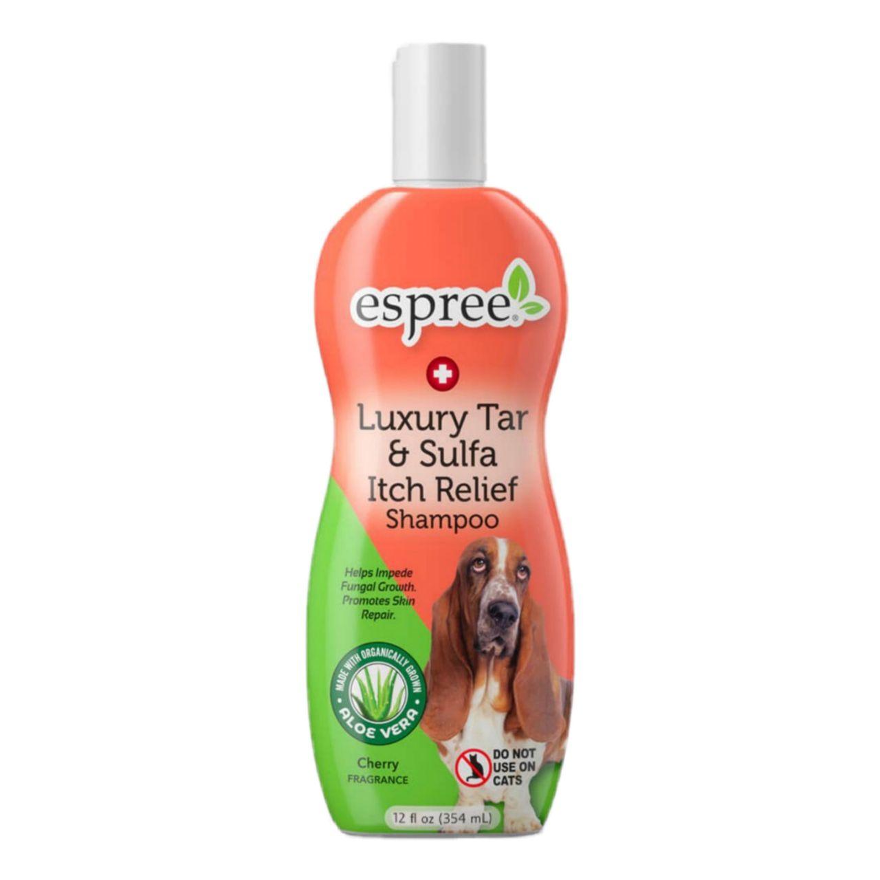 Espree Luxury Tar&Sulfa Itch Relief Shampoo – шампунь з сіркою та кам’яновугільним дьогтем для собак