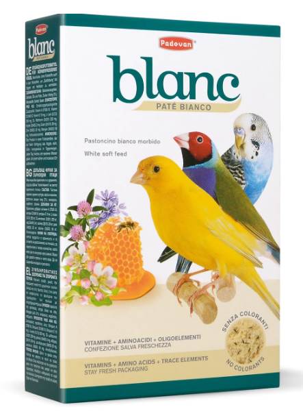 Padovan BLANC PATEE – дополнительный корм для зерноедных птиц