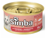 Simba Cat Mousse - мус із лосося та креветок для дорослих котів