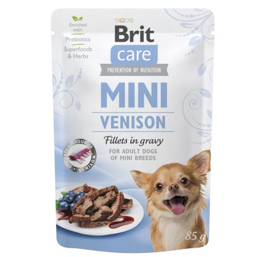 Brit care Mini Venison філе в соусі с м'ясом оленя 