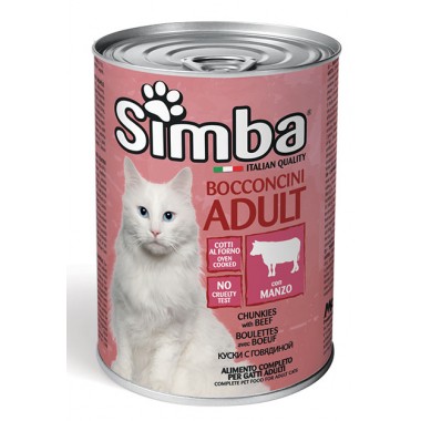 SIMBA BEEF – консерви з яловичиною для дорослих котів