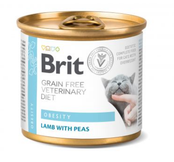 Brit VetDiets Obesity  – влажный корм для кошек при ожирении и избыточном весе