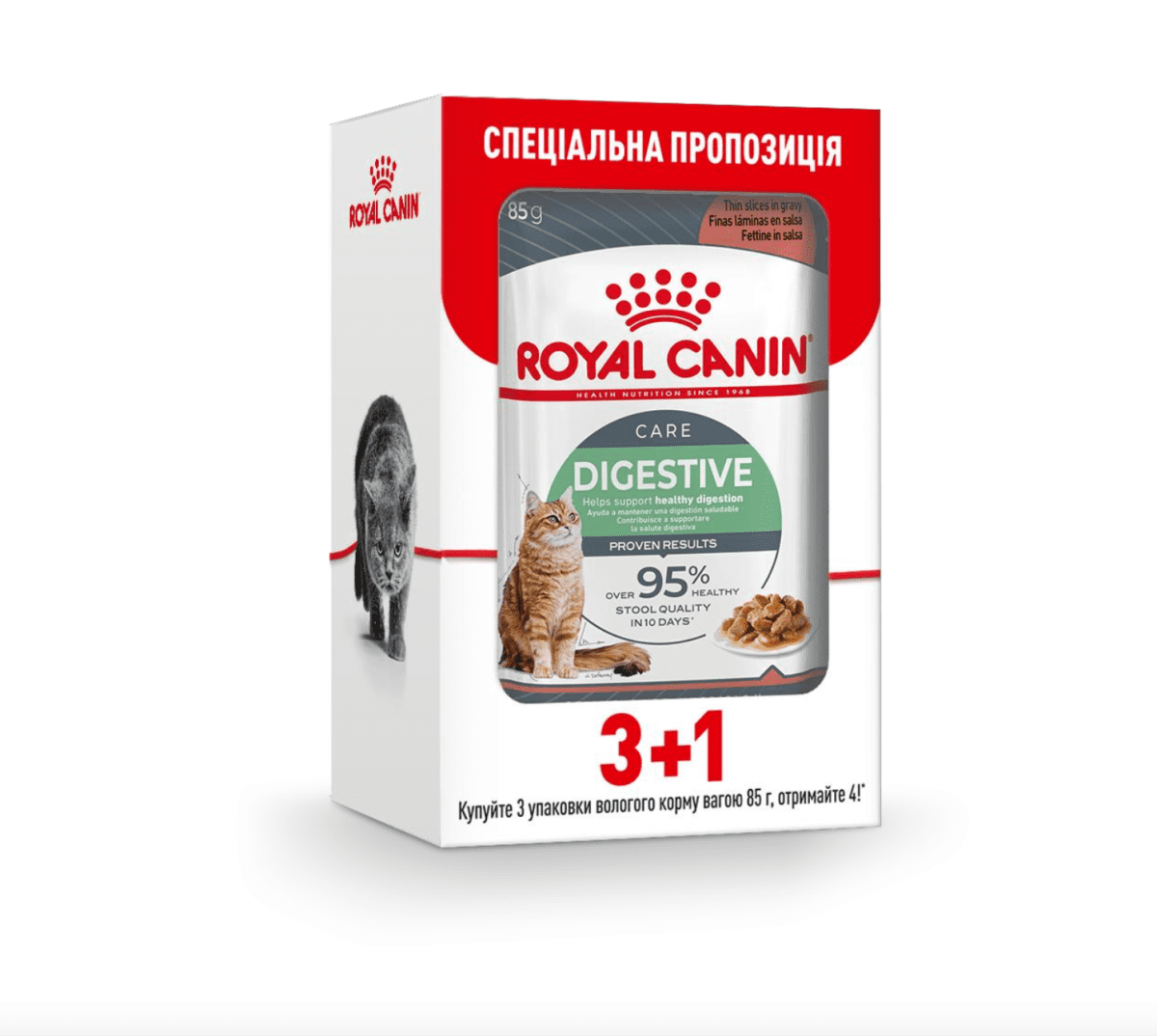 ROYAL CANIN DIGEST SENSITIVE CARE wet in gravy – вологий корм для дорослих котів із чутливим травленням