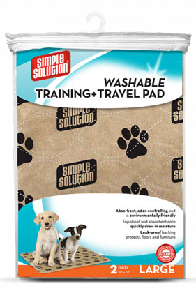 Simple Solution Washable Training&Travel Premium Pad for Dogs – влаговпитывающие пеленки многоразового использования для собак