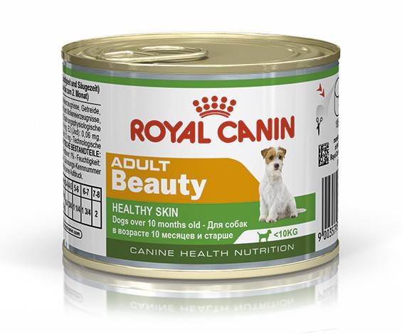 ROYAL CANIN ADULT BEAUTY WET – влажный корм для взрослых собак мелких пород для поддержания здоровья шерсти и кожи
