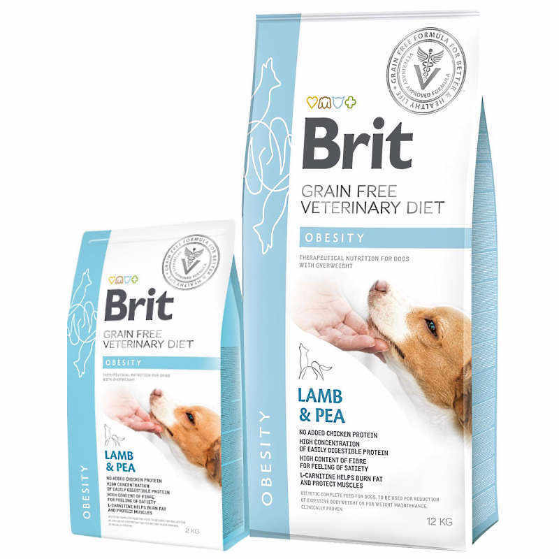 Brit Veterinary Diet Dog Obesity – лікувальний сухий корм для собак з надмірною вагою