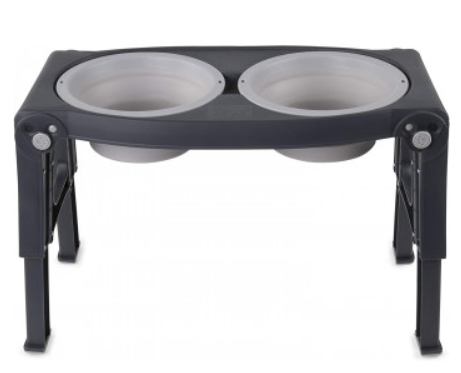 Dexas Adjustable Height Pet Feeder - миска двойная с регулируемыми ножками