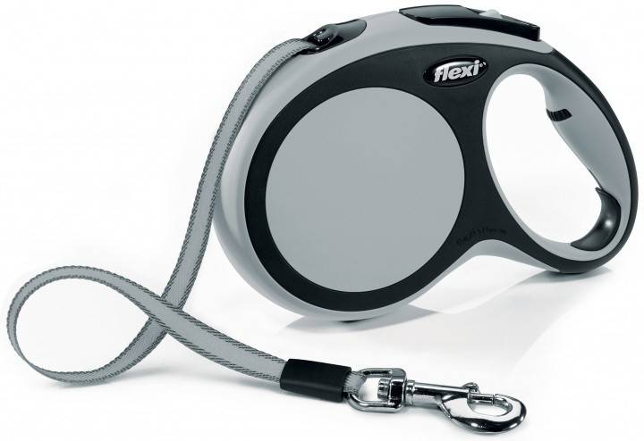 Flexi New Comfort поводок-рулетка для собак до 50 кг, лента