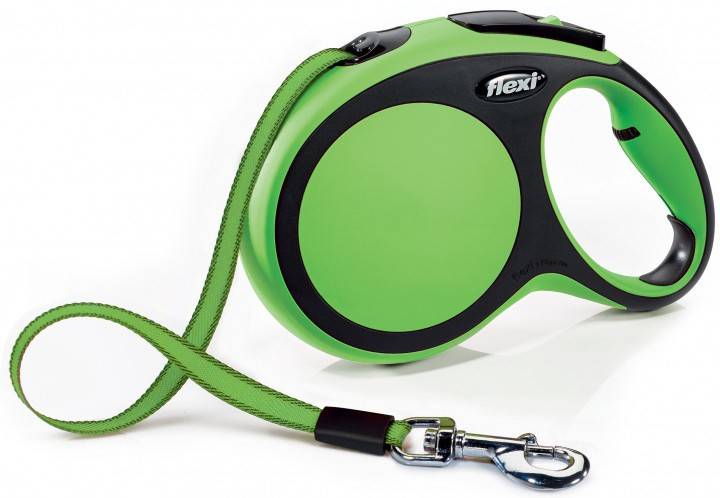 Flexi New Comfort повідець-рулетка для собак до 50 кг, стрічка