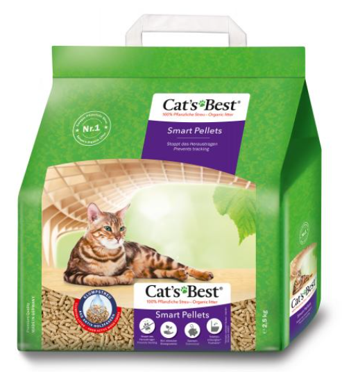 Cat’s Best Smart Pellets – деревний наповнювач для котячих туалетів