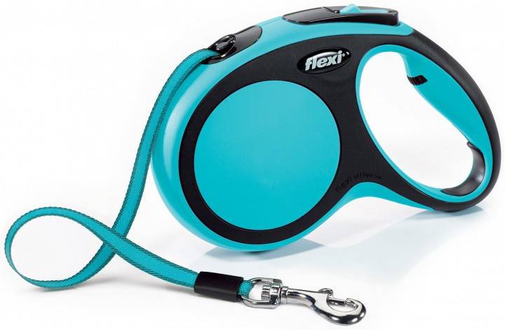 Flexi New Comfort повідець-рулетка для собак до 25 кг, стрічка 5 м