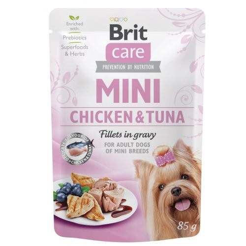 Brit care Mini Chicken and Tuna филе в соусе курица и тунец