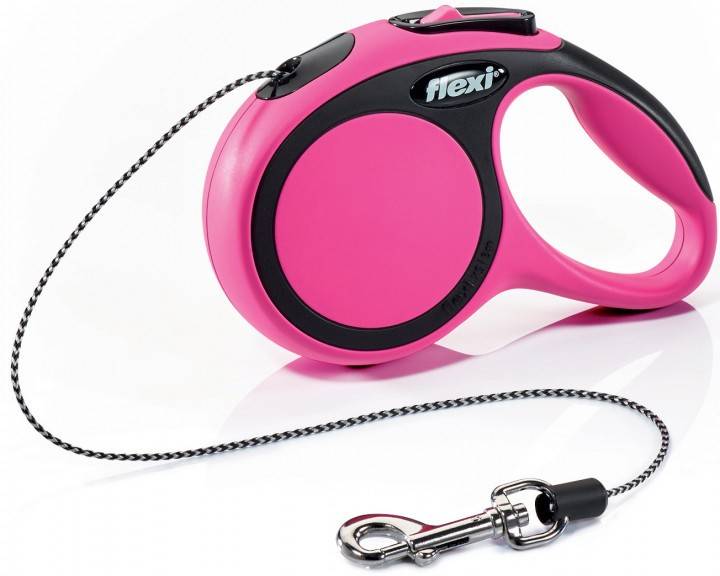 Flexi New Comfort XS повідець-рулетка для котів і собак до 8 кг, трос