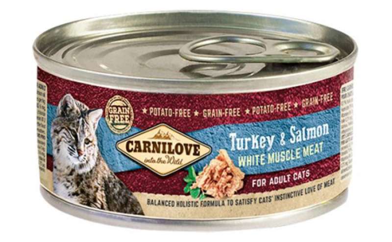 Carnilove Cat Turkey & Salmon консерва з індичкою та лососем для дорослих котів