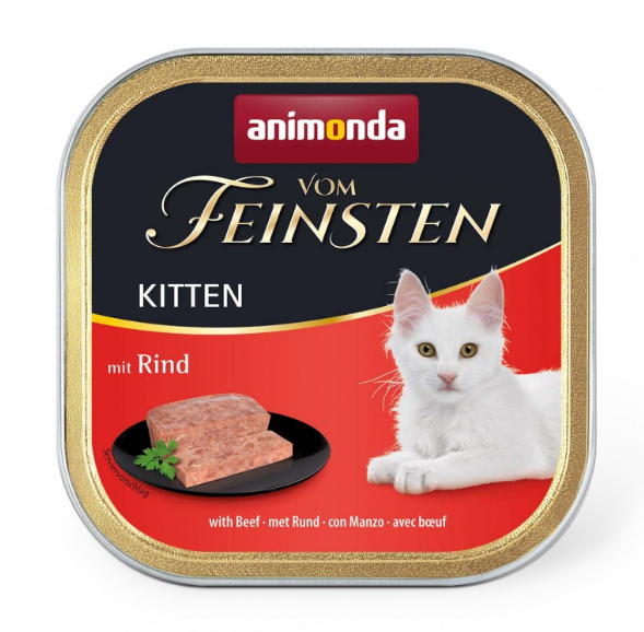 Animonda Vom Feinsten Kitten with Beef – паштет з яловичиною для котенят до 1 року