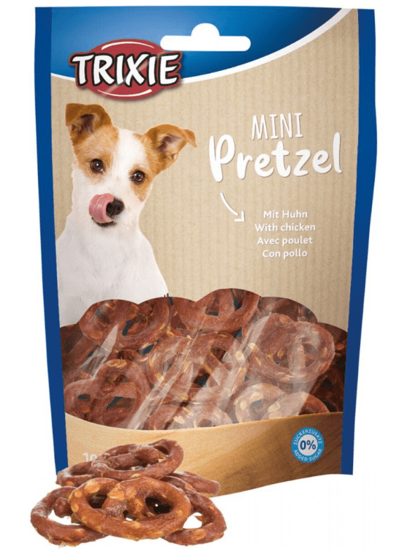 Trixie Mini Pretzels - ласощі Крендель з куркою для собак