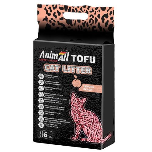 ANIMALL TOFU соеввый наполнитель для кошачьего туалета с ароматом персика