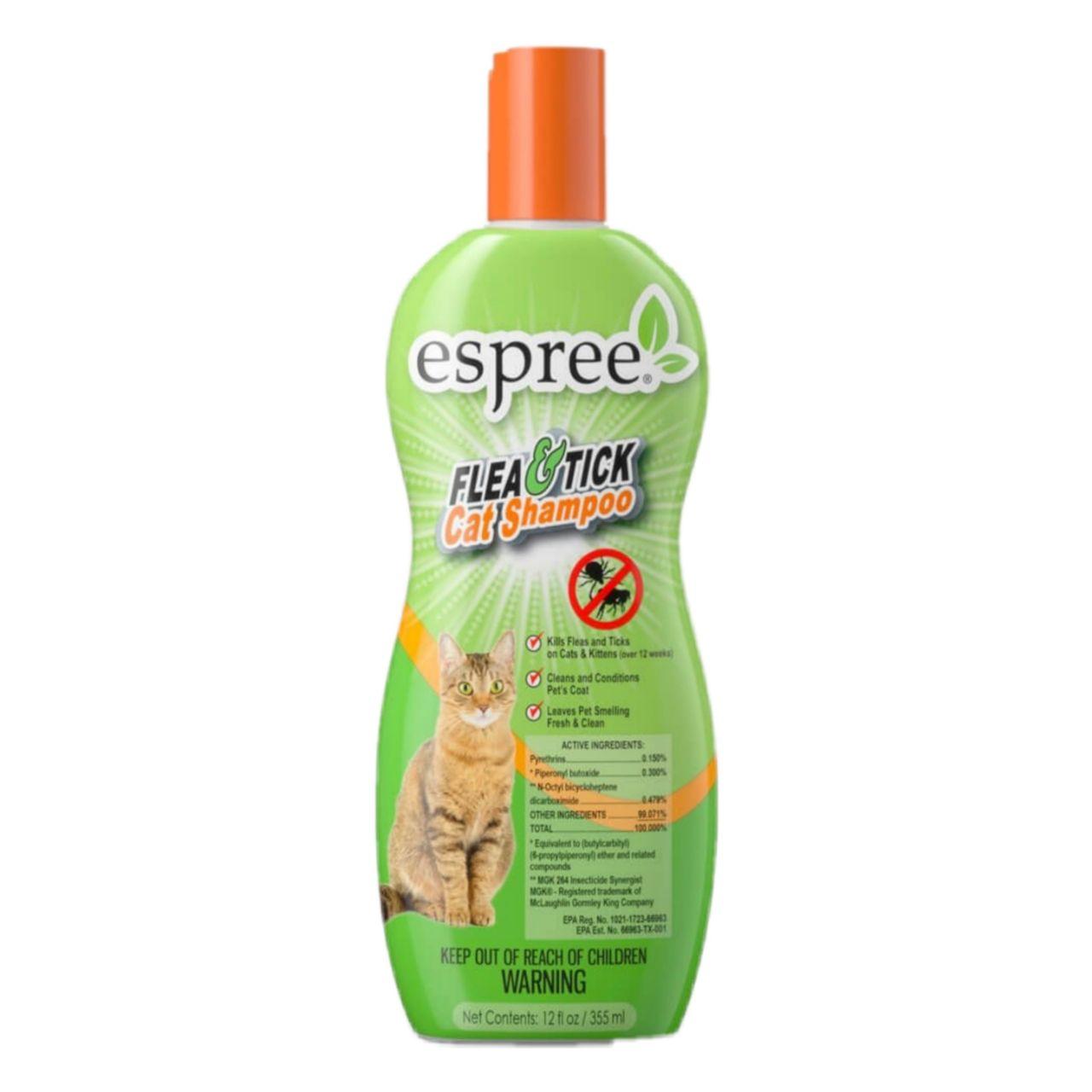 Espree Flea&Tick Cat Shampoo –репеллентный шампунь для котов