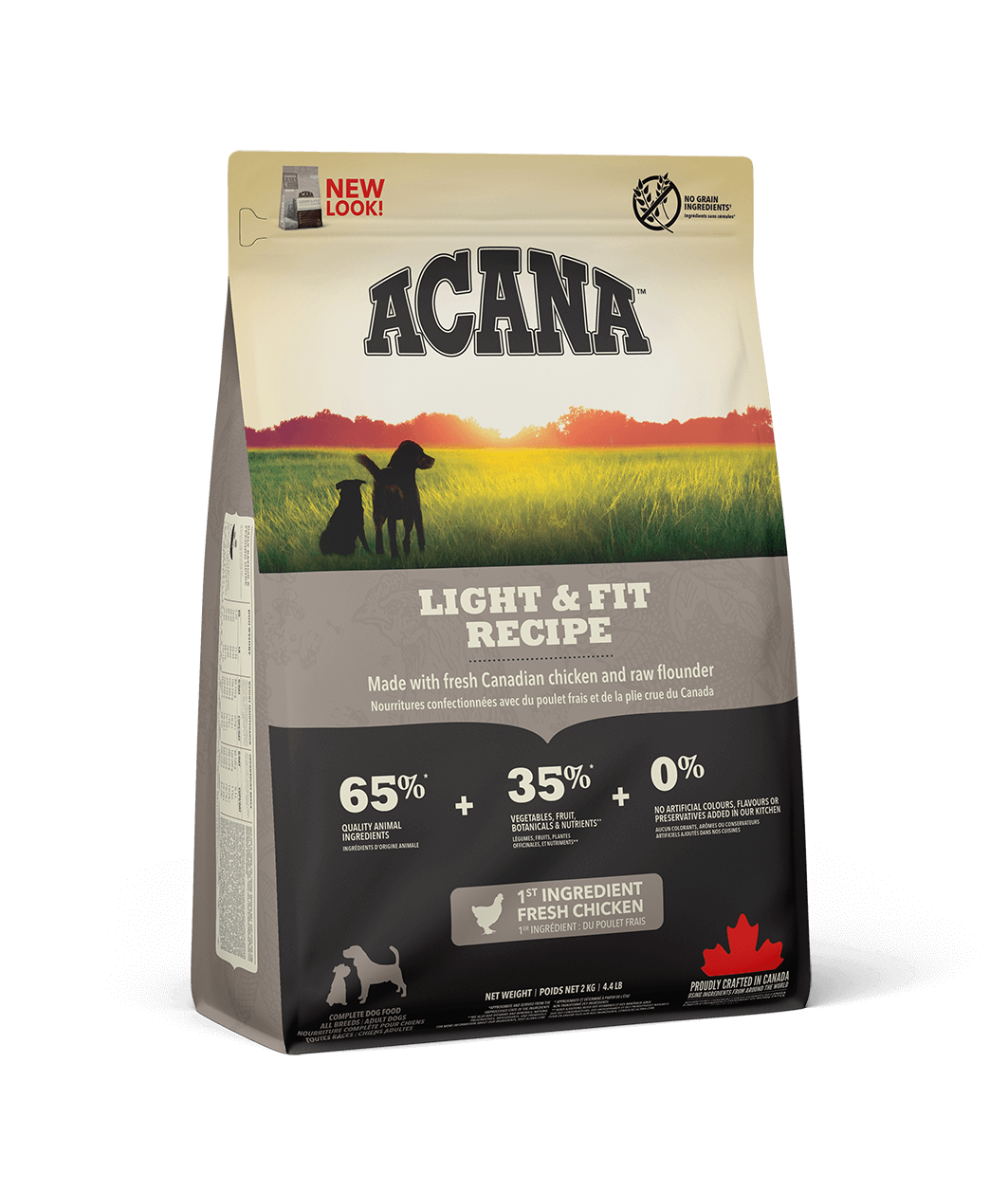 ACANA Light&Fit – сухий корм для дорослих собак з надмірною вагою