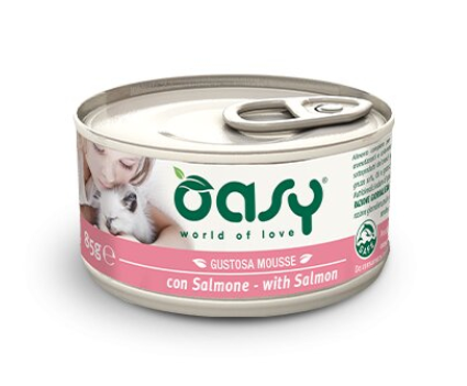 OASY CAT лосось - вологий корм для дорослих котів