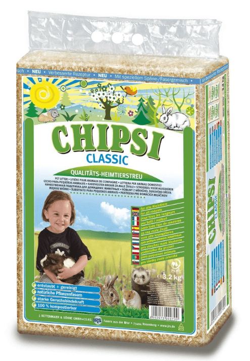 Chipsi Classic – дерев'яний наповнювач для кліток дрібних тварин