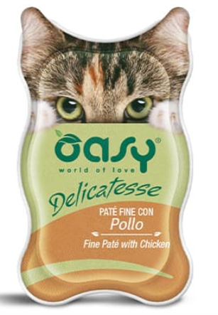 OASY Adult CAT Fine Paté з куркою - паштет делікатесний для котів з куркою