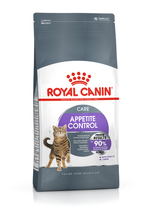 ROYAL CANIN APPETITE CONTROL CARE– сухий корм для дорослих стерилізованих і кастрованих котів, схильних до випрошування корму