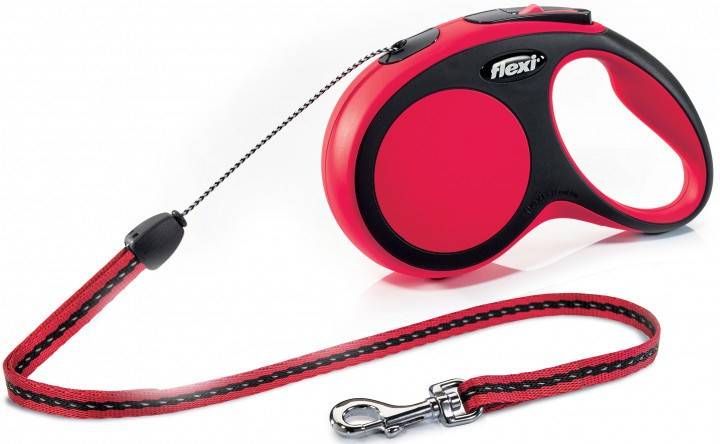 Flexi New Comfort S поводок-рулетка для собак до 12 кг, трос 8 м