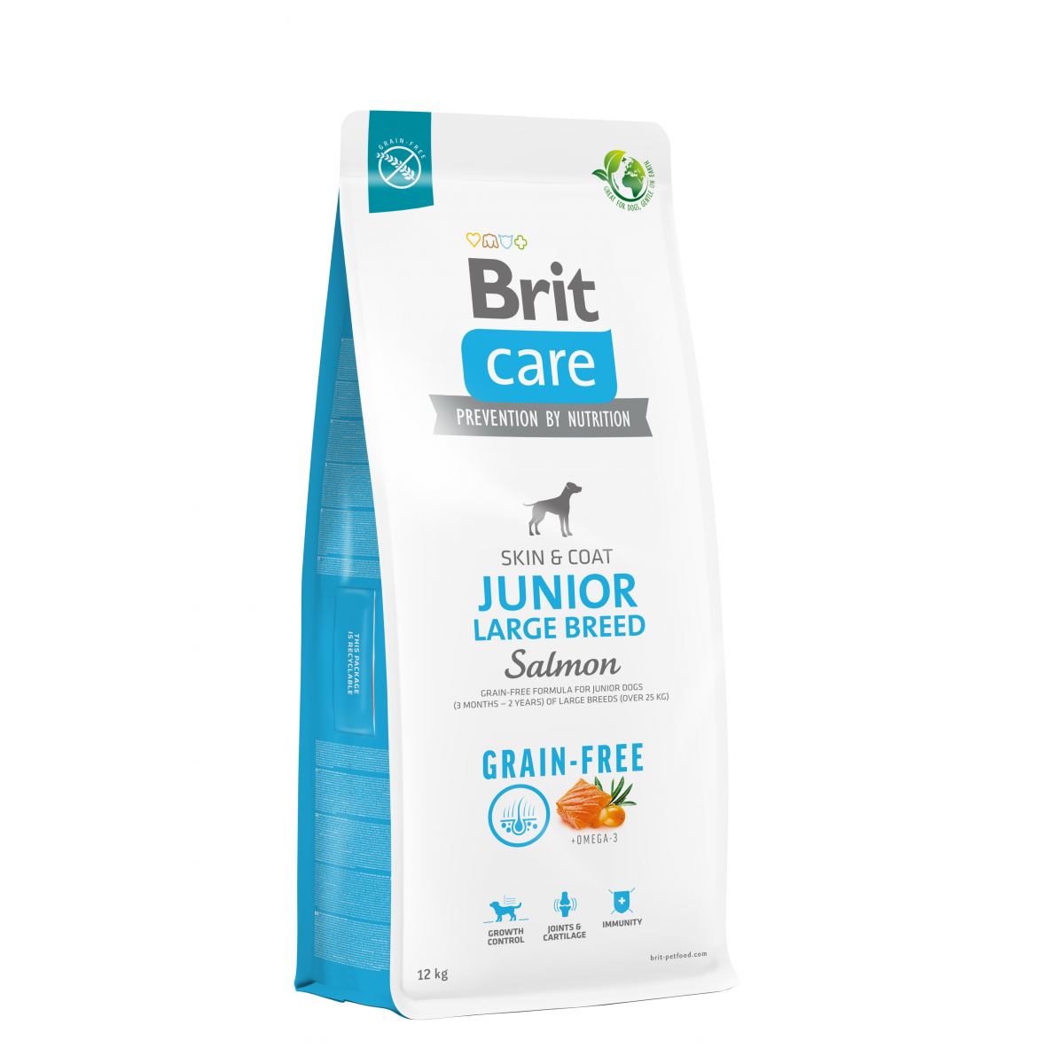 Brit Care Dog Grain-free Junior Large Breed - Сухой беззерновой корм с лососем для молодых собак больших пород