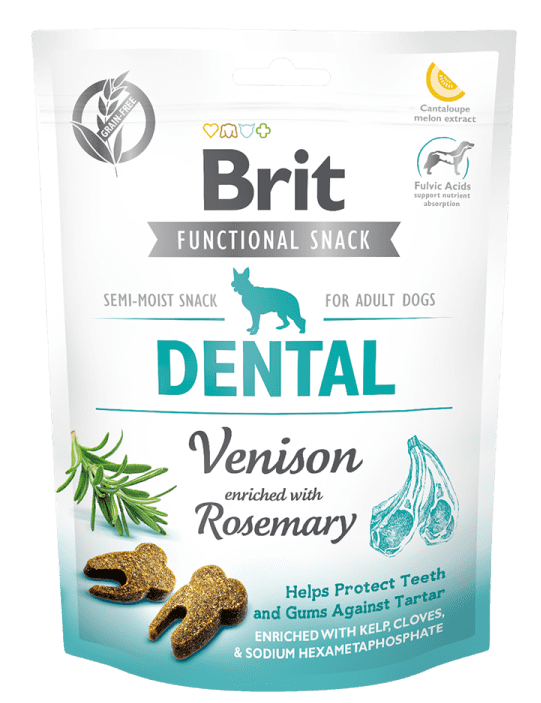 BRIT CARE DENTAL VENISON – ласощі для собак для зубів і ясен