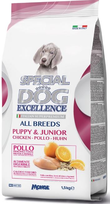 SPECIAL DOG EXCELLENCE ALL BREEDS PUPPY JUNIOR CHICKEN