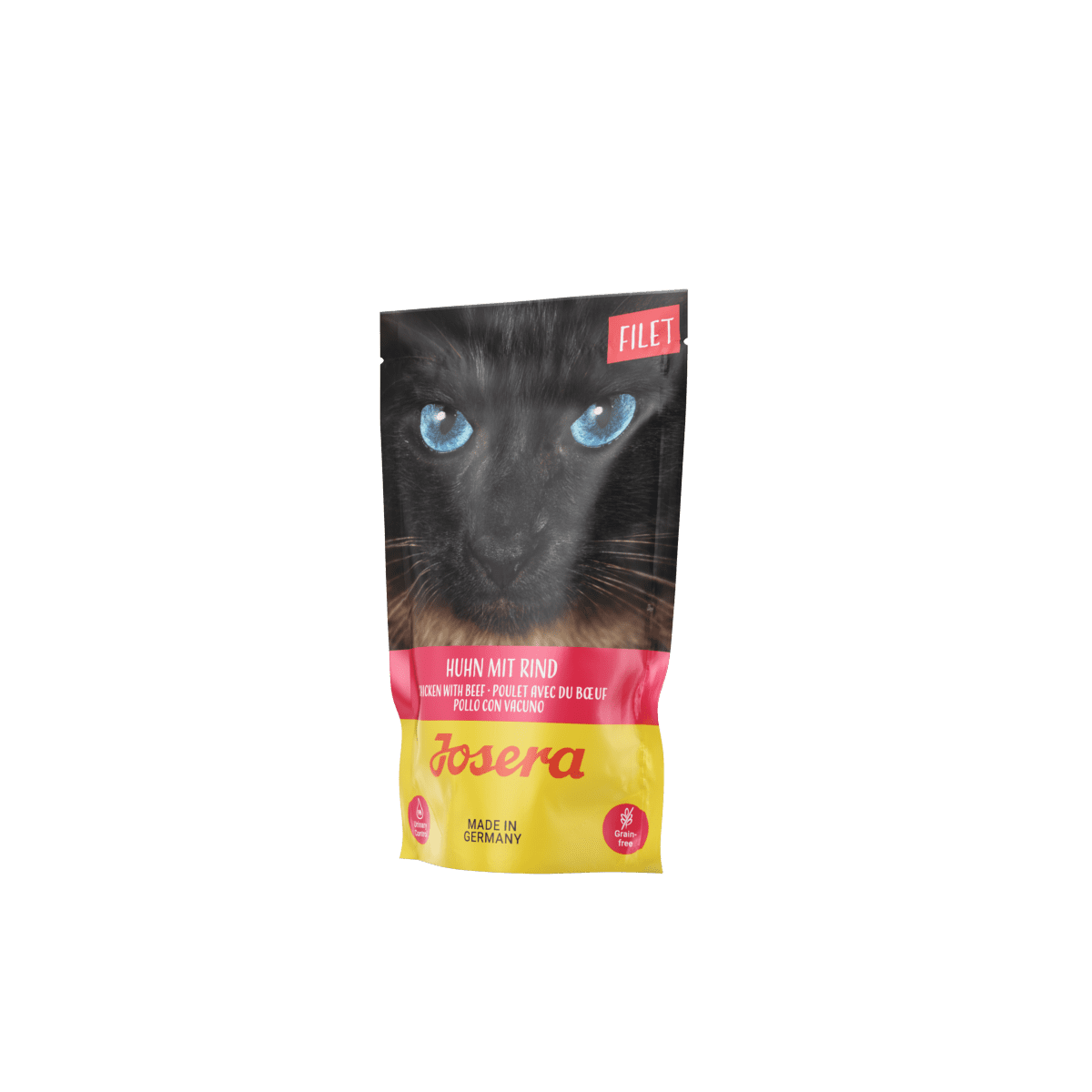JOSERA Filet Huhn mit Rind - вологий корм шматочки у підливці зі смаком яловичини для дорослих котів