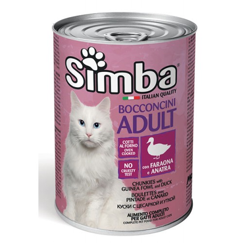 SIMBA GUINEA FOWL & DUCK – консерви з цесаркою та качкою для дорослих котів