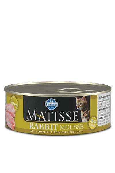 Farmina Matisse Cat Mousse Rabbit — влажный корм с кроликом для кошек