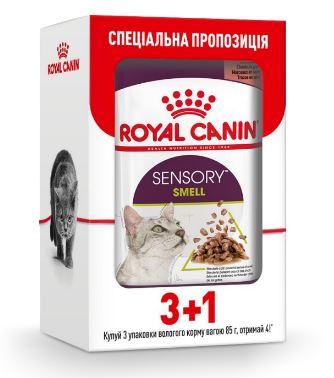 ROYAL CANIN SENSORY SMELL chunks in gravy – вологий корм для дорослих котів