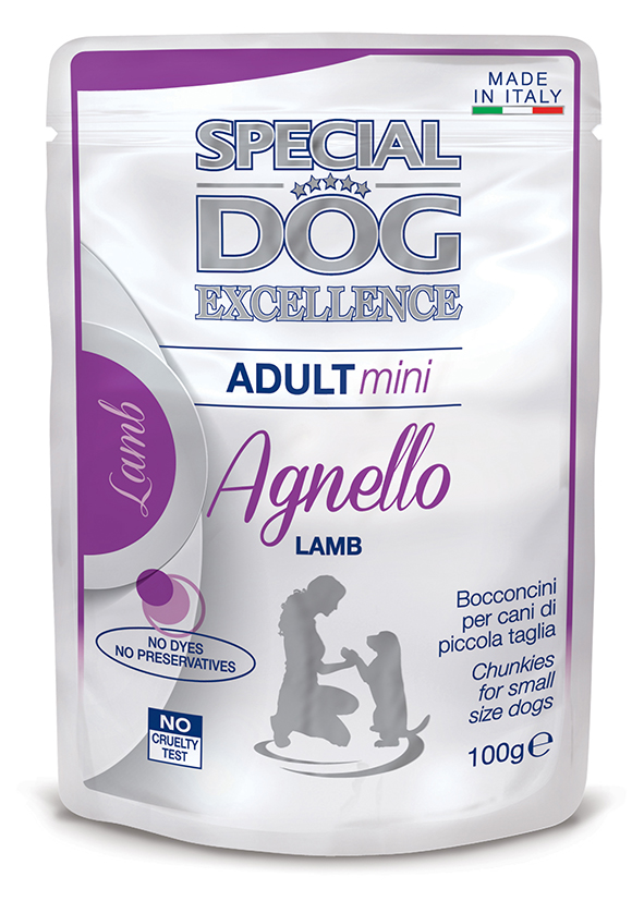 Monge Special Dog Mini Adult with Lamb - м'ясні шматочки для собак малих порід з ягням