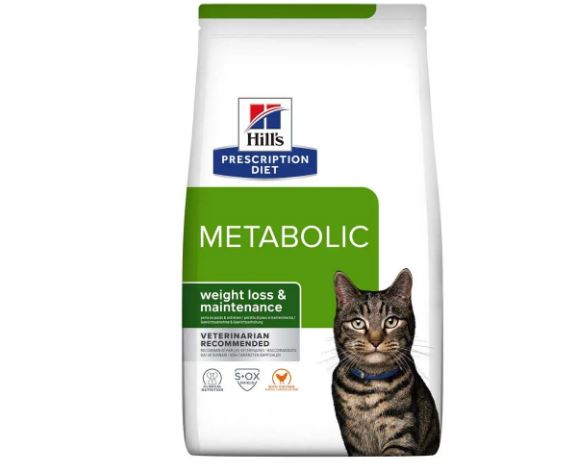HILL’S PRESCRIPTION DIET METABOLIC – лечебный сухой корм для котов для снижения веса и его поддержания в пределах нормы