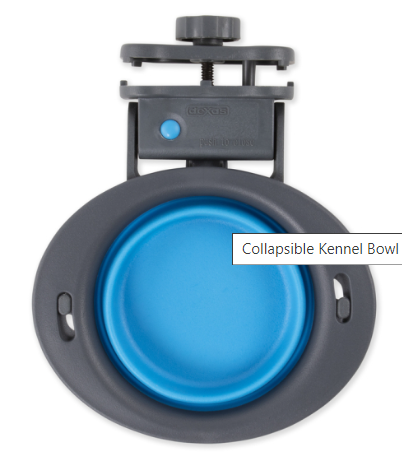 Dexas Collapsible Kennel Bowl - миска складана (240мл) з кріпленням на клітку 