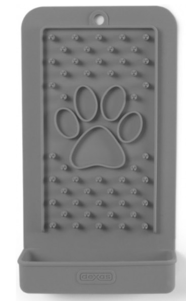 Dexas Silicone Licking Mat - силиконовый коврик вертикальный для слизывания лакомств и отвлечения внимания собак и кошек во время стресса