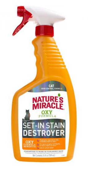 Nature's Miracle Сat Orange Oxy Pour - спрей для усунення плям і запахів від котів