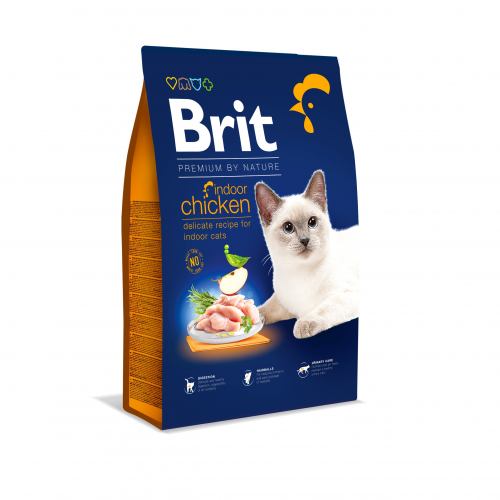 BRIT PREMIUM BY NATURE CAT INDOOR – сухий корм для домашніх кішок