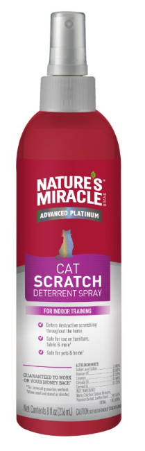 Nature's Miracle JFC No Scratch Deter Spray - Спрей для котів, що запобігає дряпанню