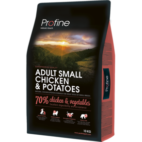 Profine Adult Small – сухий корм для дорослих собак малих порід з куркою і картоплею