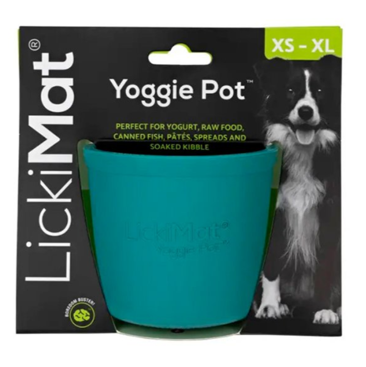 LickiMat DOG Yoggie Pot – каучуковая миска для медленного кормления собак