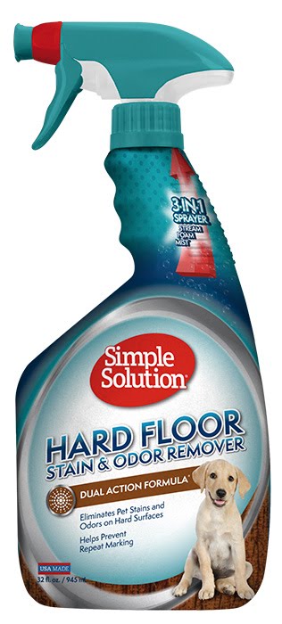 Simple Solution Hardfloors Stain&Odor Remover – спрей для нейтралізації запахів і видалення стійких плям з твердих поверхонь від життєдіяльності собак і котів