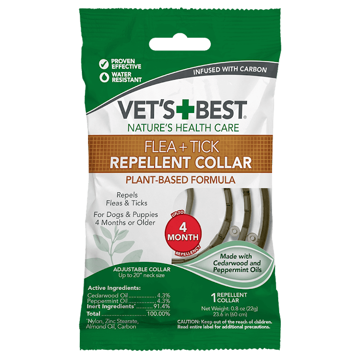 Vet's Best Flea+Tick Repellent Collar – нашийник від бліх і кліщів для собак