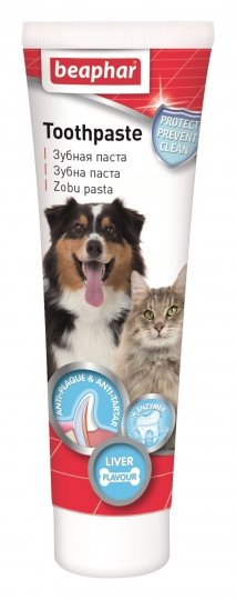 Beaphar Toothpaste – зубна паста зі смаком печінки для собак та котів