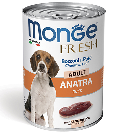 MONGE FRESH DUCK – консерви з качкою для собак