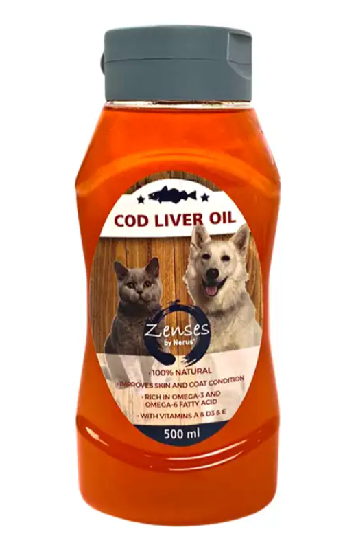 Cod Liver Oil - масло из печени трески для собак и кошек